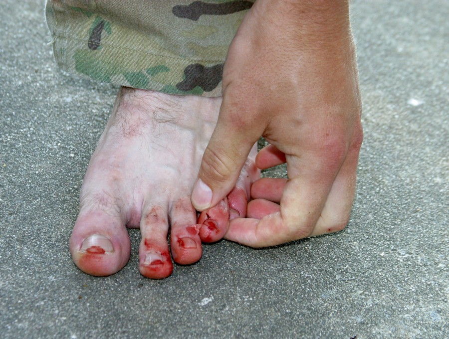 Walk participant in 2012.