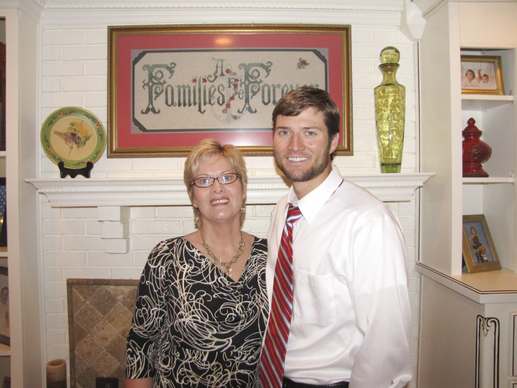 Mark Forester and mom 2010