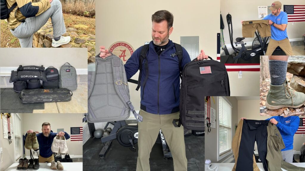 compilation of goruck items for review
