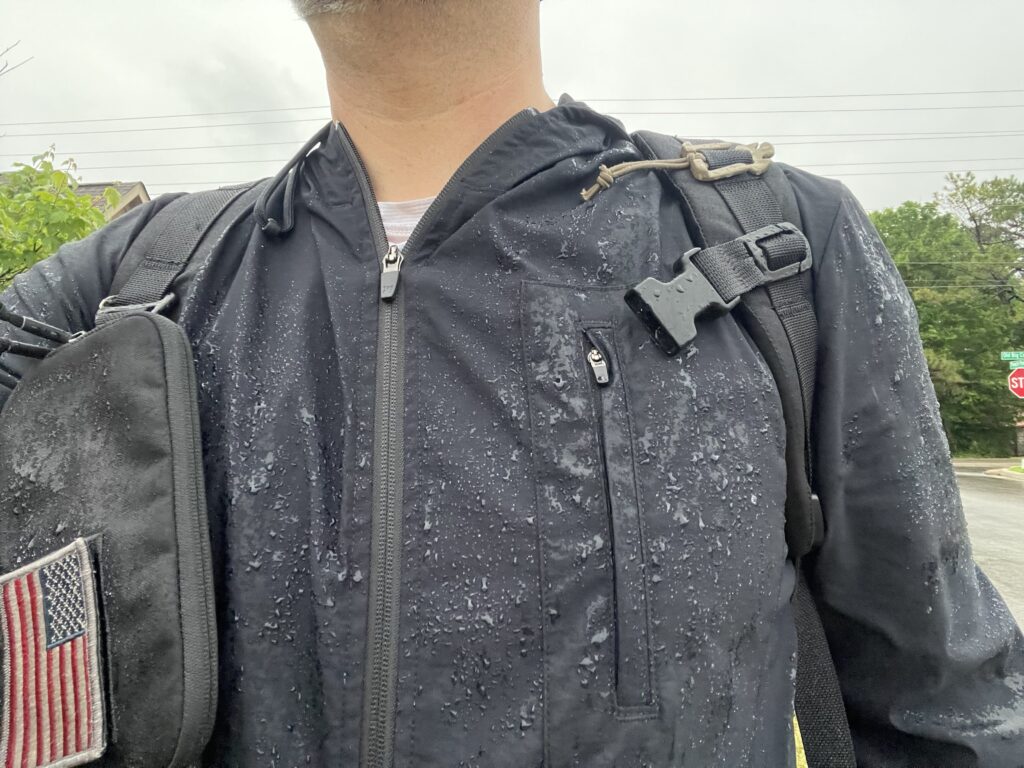rucker with goruck challenge windbreaker