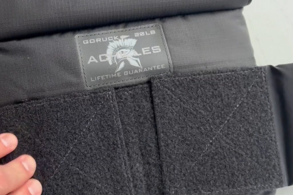 goruck achilles vest lifetime guarantee